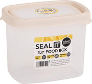 Wham Seal It Vershouddoos - Rechthoekig - 1 Liter - Set van 3 Stuks - Creme