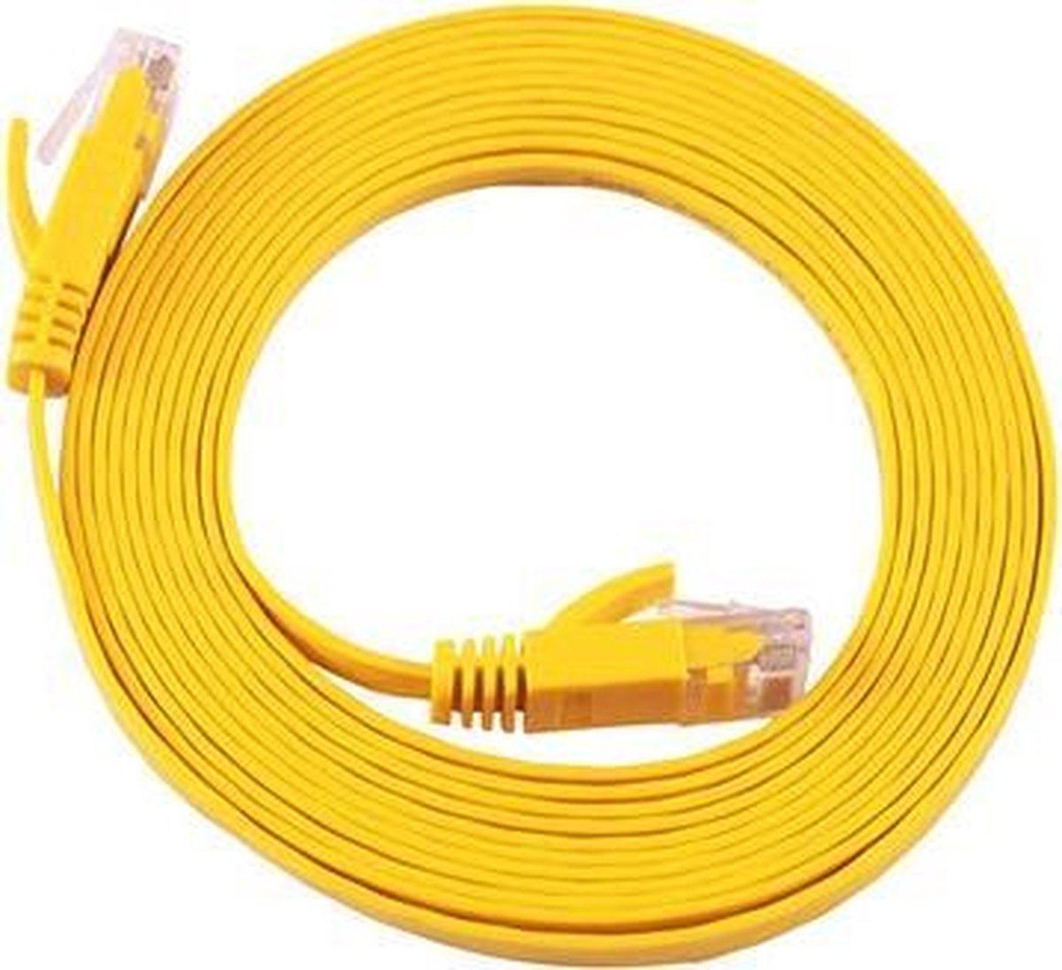 Patchkabel equip RJ45 S/FTP Cat6A 5.00m geel