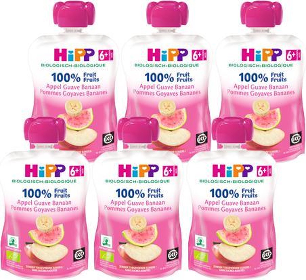 HiPP BIO Pouch Appel Guave Banaan 90g