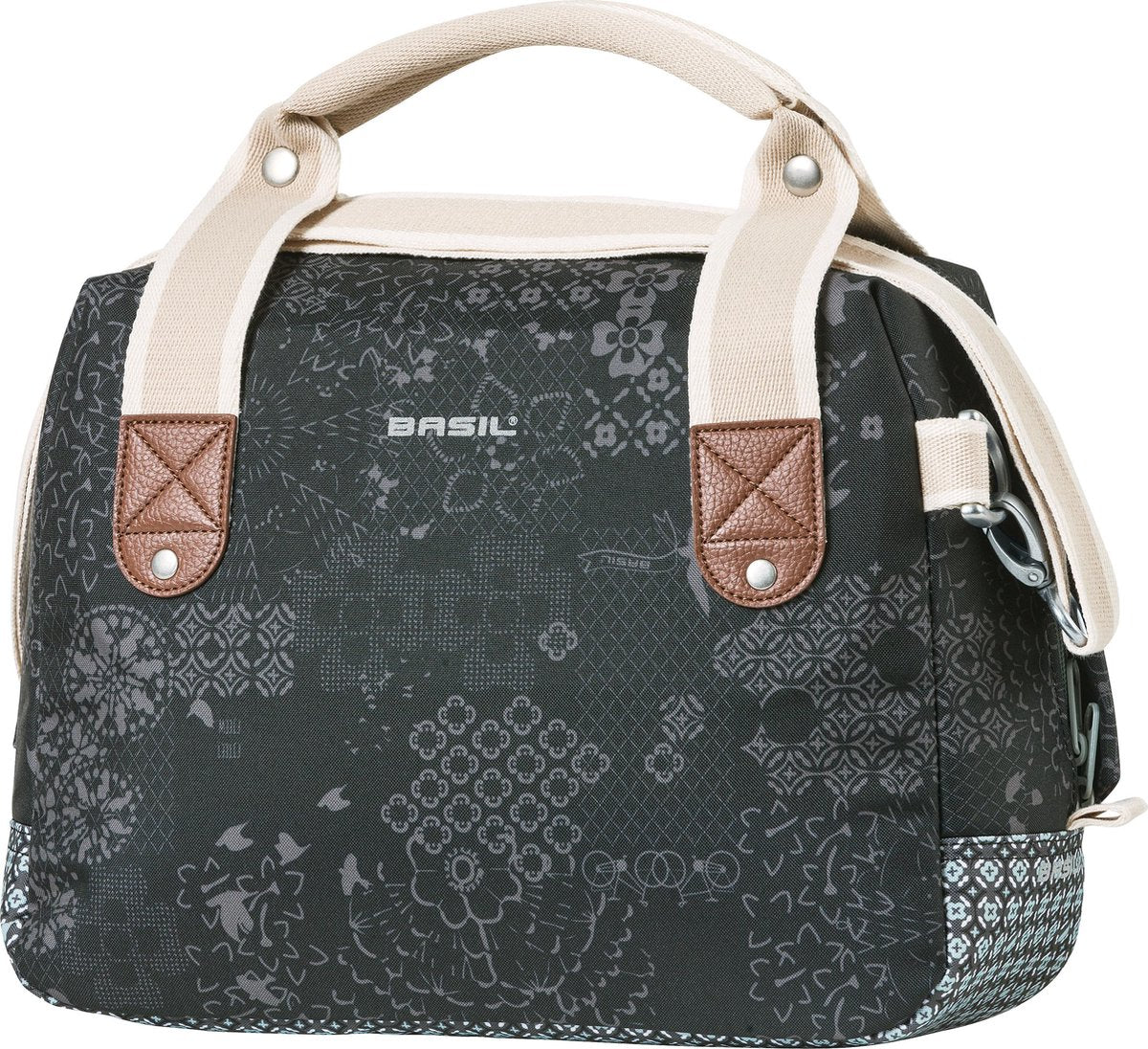 Basil Bohème Stuurtas KF - Zwart - 7 Liter