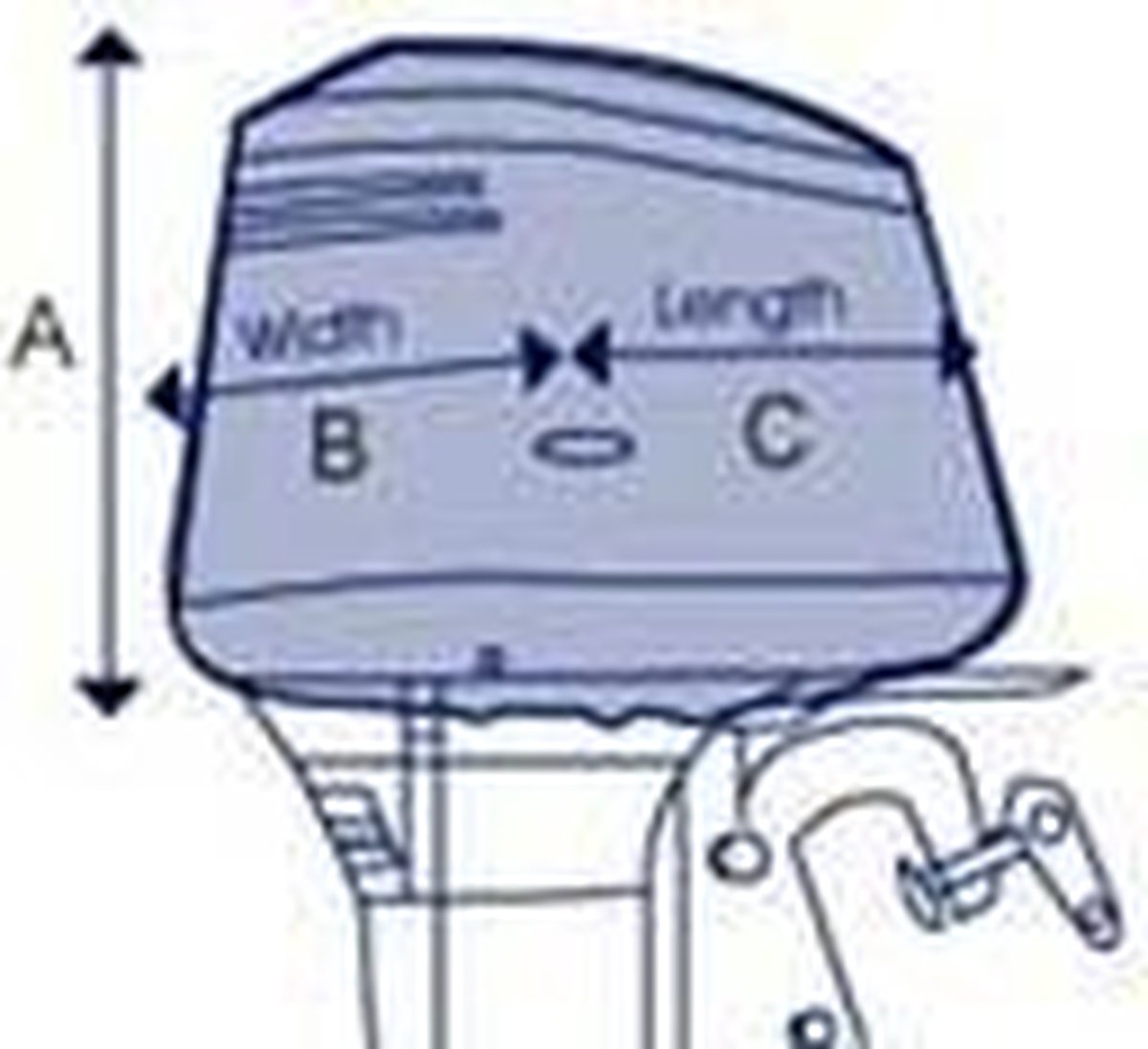 Buitenboordmotor Kap Hoes (175-250 PK) (OCEMA0746)