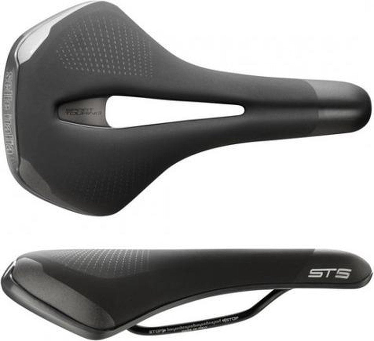 Selle Italia zadel ST5 Flow carbon zwart L2