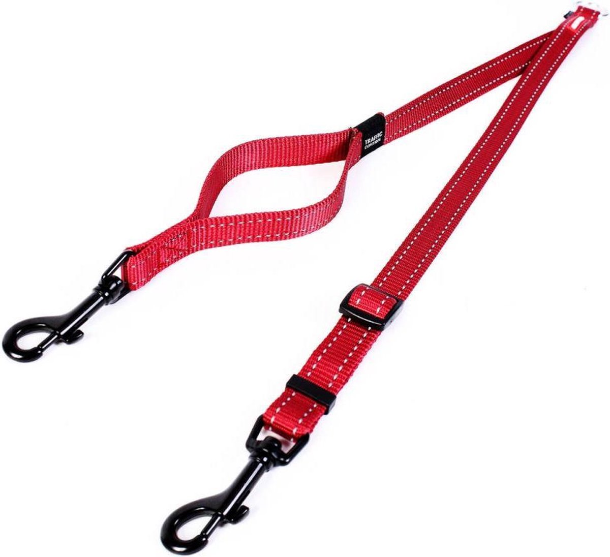 EzyDog Soft Touch Coupler - Hondenriem (35-60cm) - Rood