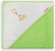 Funnies Badcape Junior 80 X 80 Cm Katoen Groen