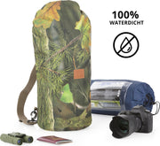 MacGyver Waterdichte Drybag 30 liter -  Rolltop Outdoorbescherming - Regenhoes - Backpackhoes - Camo