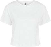 Pctaxanna Ss Cropped Tee Bc 17114317 Cloud Dancer