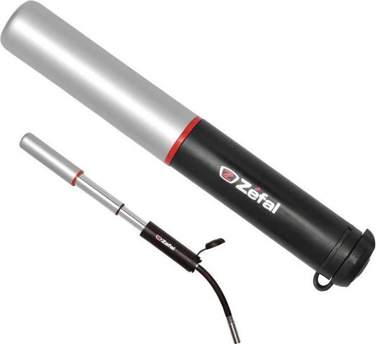 Pomp zefal air profil fc01 atb mini aluminium tot 6 bar - ZILVER