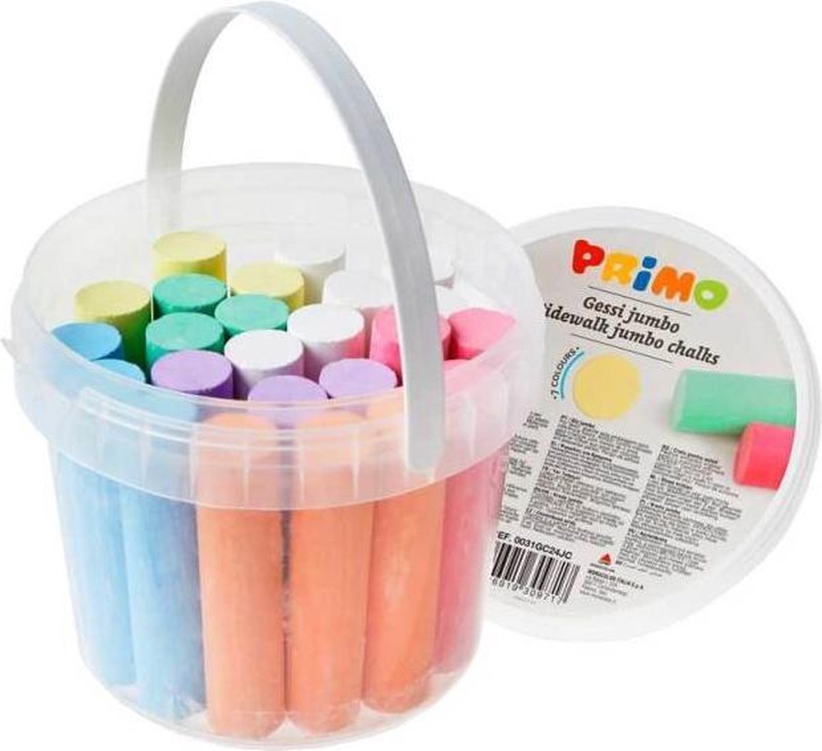 Primo Stoepkrijt Jumbo Junior 18 X 80 Cm 24-delig