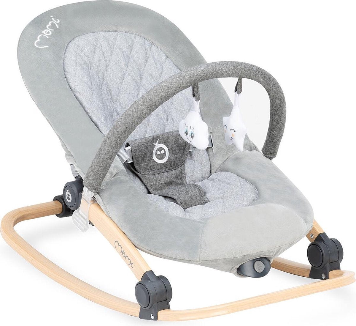 MoMi Bouncer - Wipstoel - Lumiwood - Grijs