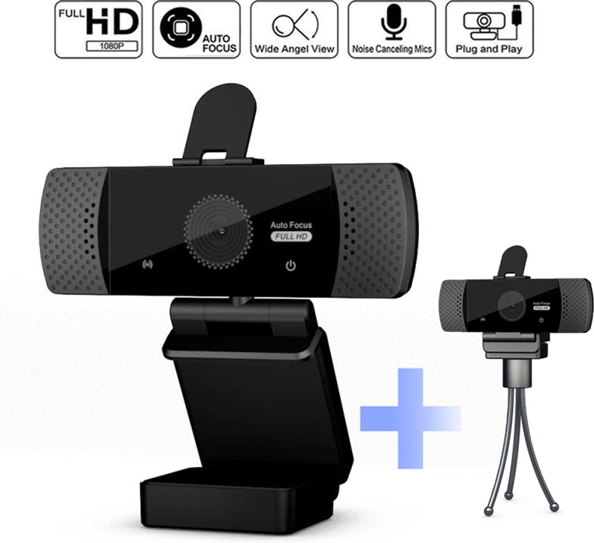 Douxe FA-2 Full HD Auto Focus Webcam - Webcam met Full HD