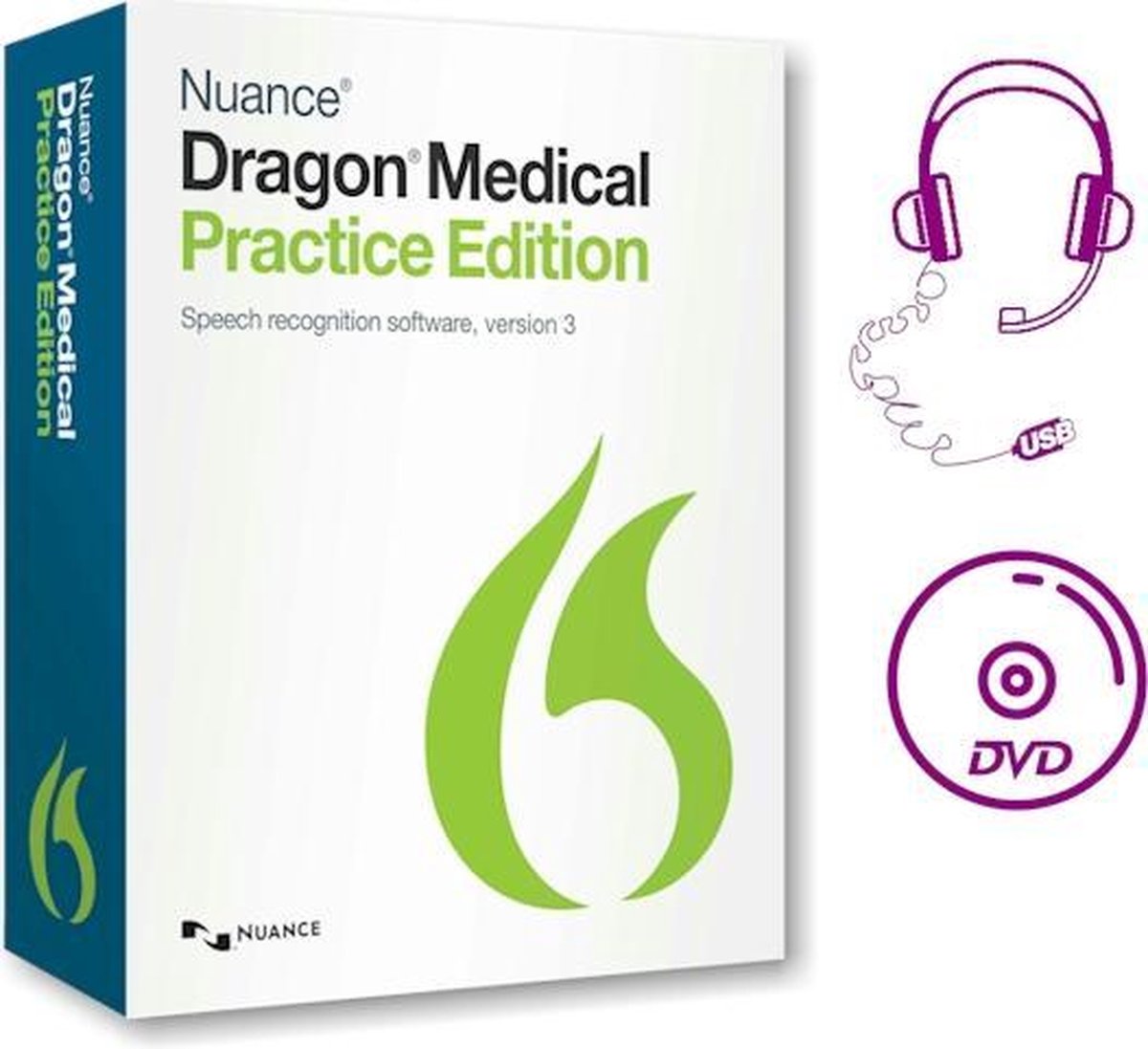 Dragon Medical Practice Edition 3 - Medische spraakherkenning - NL