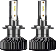 H1 LED lamp (set 2 stuks) 16000 Lumen 6500k Helder Wit / HB2 / 9003 incl CANbus EMC CHip | Super-bright Wit 90 Watt Motor / Auto / Scooter / Dimlicht / Grootlicht / Autolamp / Autolampen / Car Light / lampen / Koplampen LED Chipset ZES