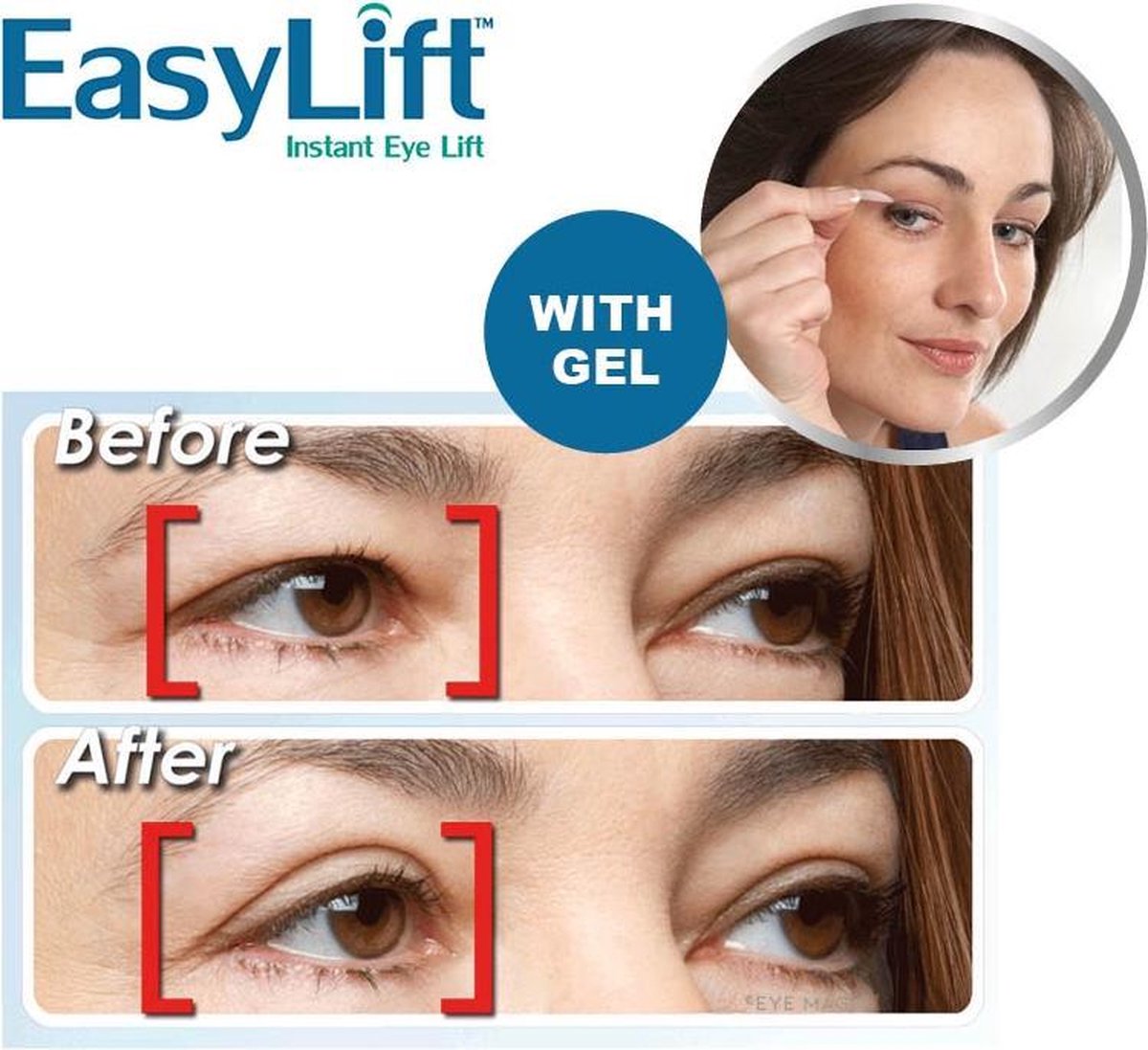 Easy Lift Premium Ooglitstickers Kit Inclusief Gel Ooglidtape Ooglidstickers - Lift je oogleden zonder operatie - Tegen hangende ogen