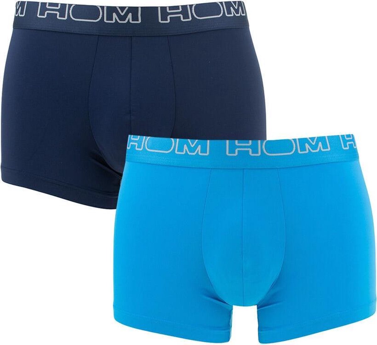 HOM - boxer briefs microfiber 2-pack blauw - S
