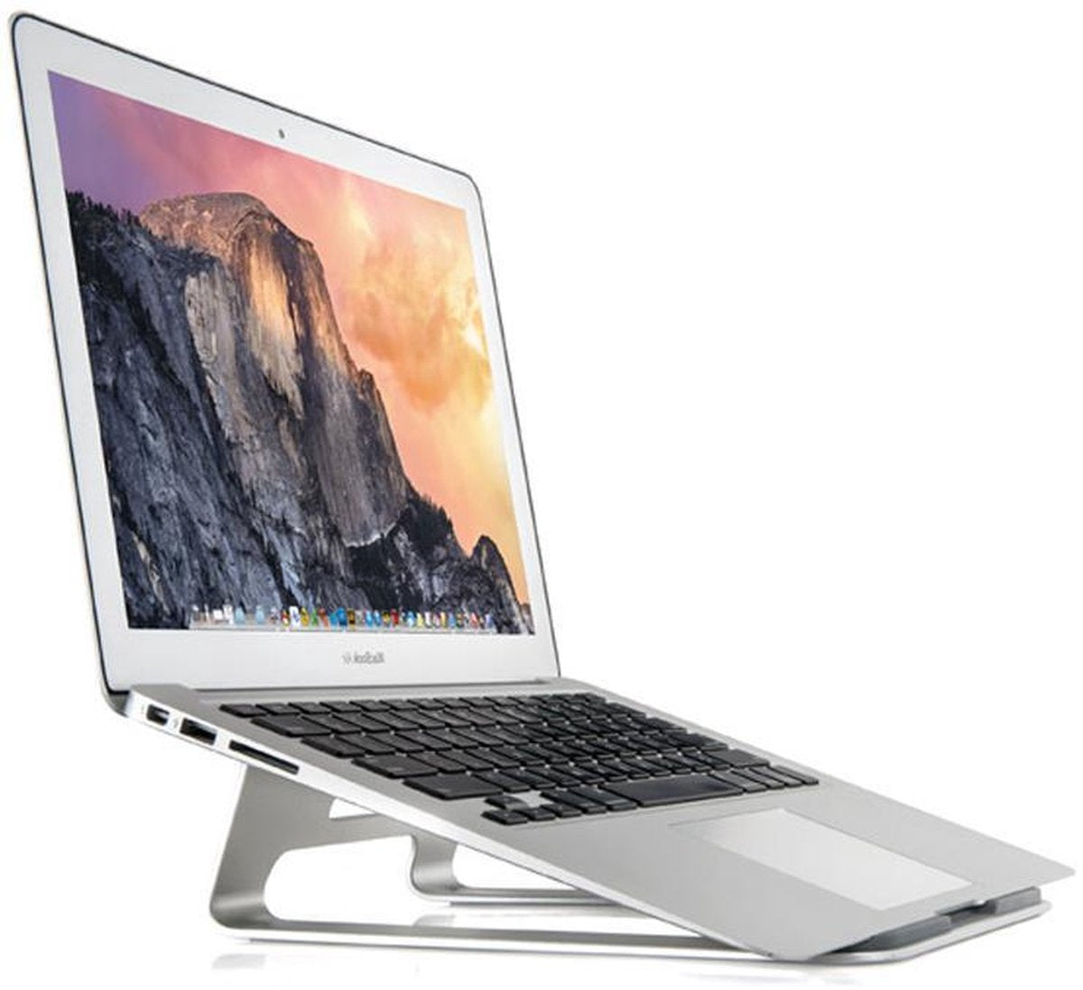 Hybrid aluminium stand voor MacBook