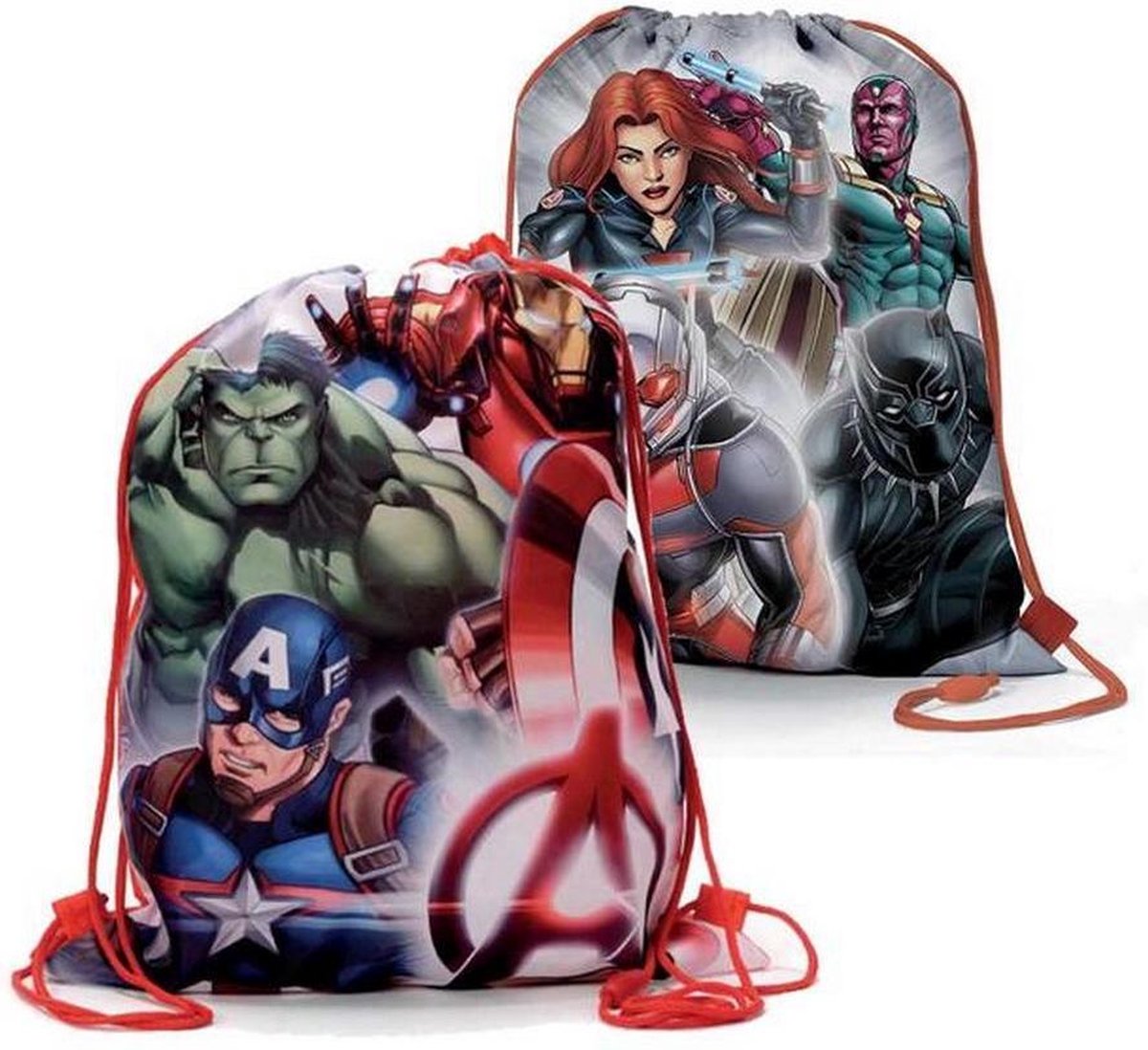 Avengers - trekkoordtas - gymtas - zwemtas - 39 cm hoog