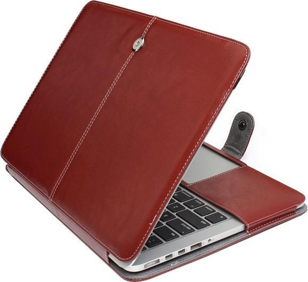 Mobigear Luxe Case Bruin voor Apple MacBook Pro Retina 13 inch