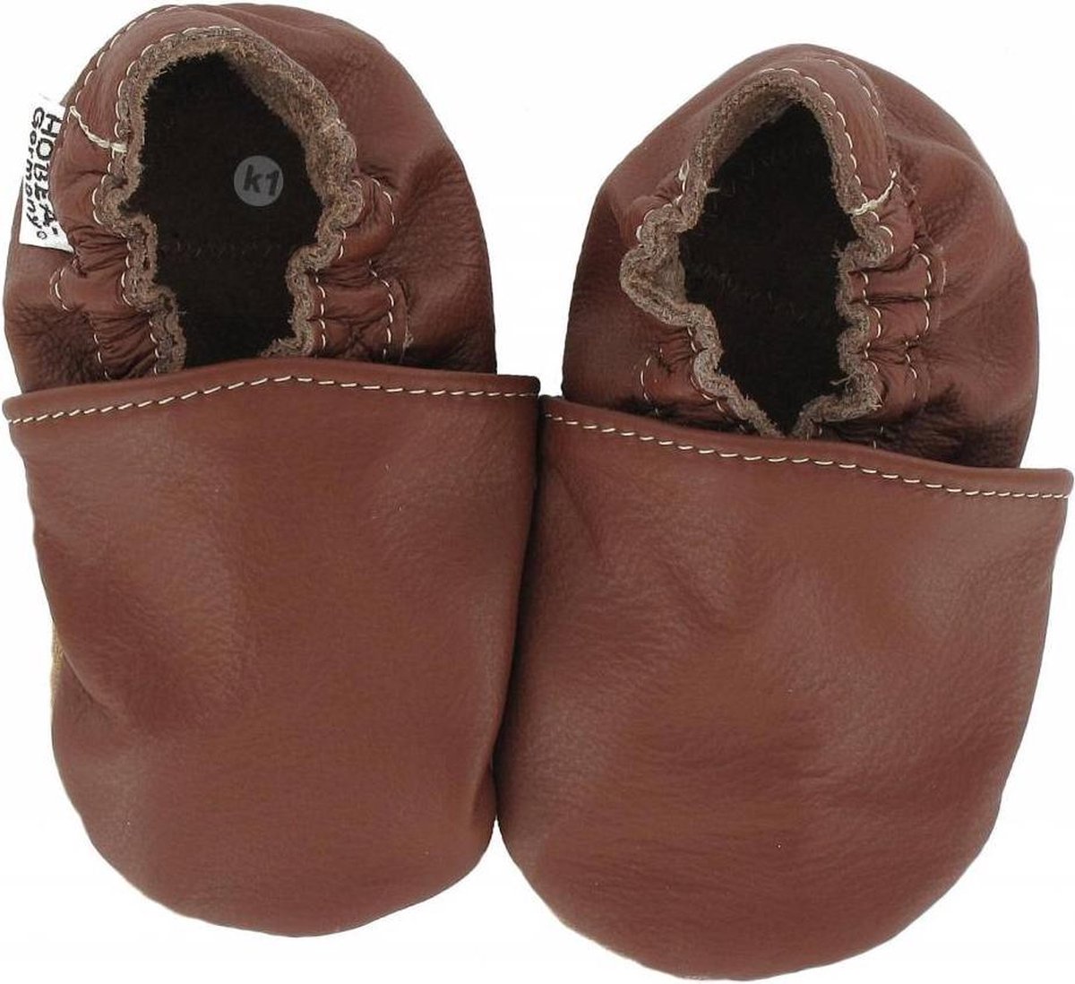 Hobea - babyslofjes - bruin - Maat 20/21