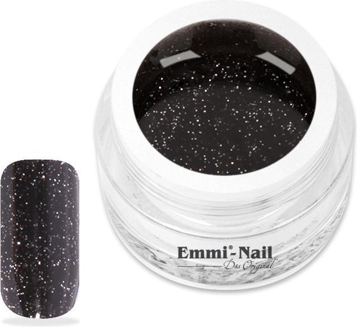 Kleurgel Glitter Black