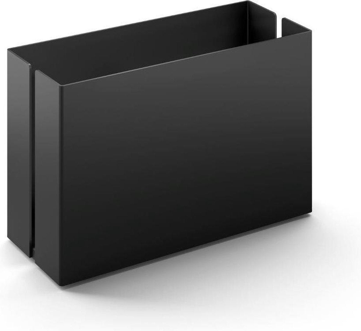 Zack bakje Potes zwart rvs - 15 cm - staand - 40535