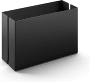 Zack bakje Potes zwart rvs - 15 cm - staand - 40535