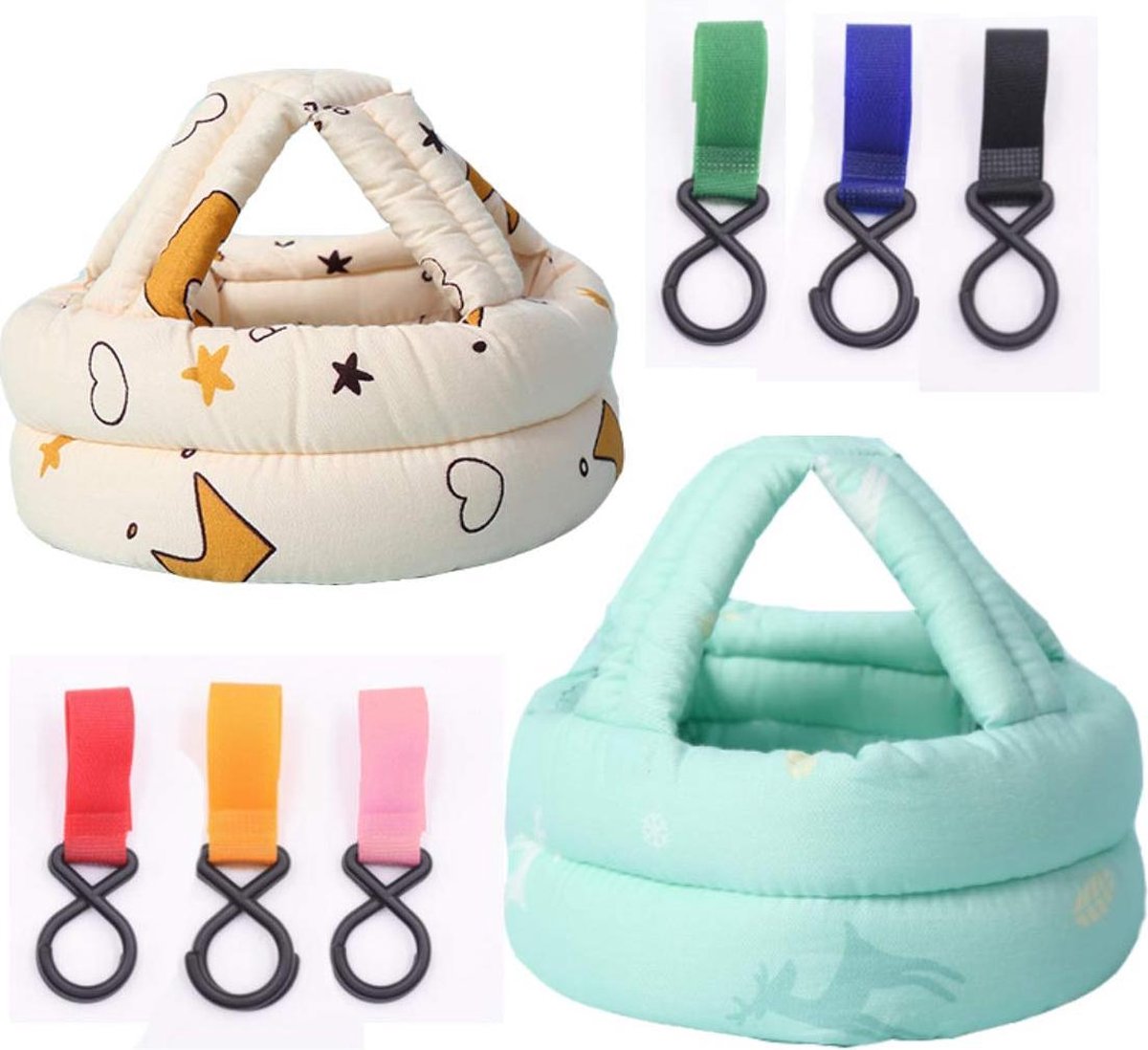 Fietshelm Baby - Zinaps 8 Stuks Beschermende Helm