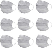 50 Grijze Wegwerp Mondmaskers | 50 Gekleurde Mondkapjes | Mondkapjes Grijs | 3 Laags | Hoogste Kwaliteitsgarantie