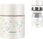 Miniland Thermosbeker Eekhoorn 600 Ml Rvs Wit/groen 3-delig