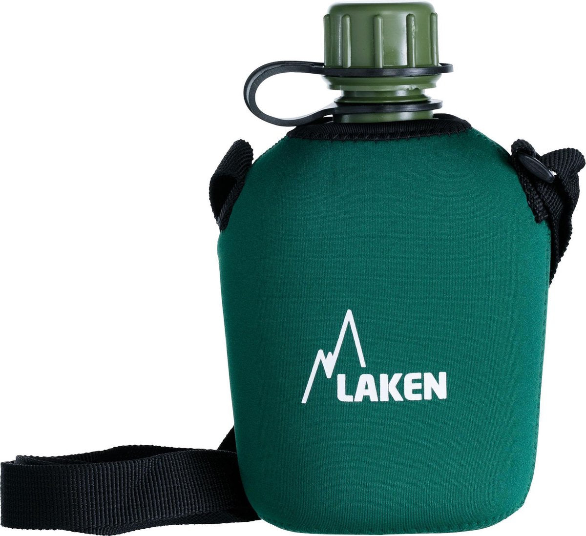 Laken Veldfles - groen/zwart