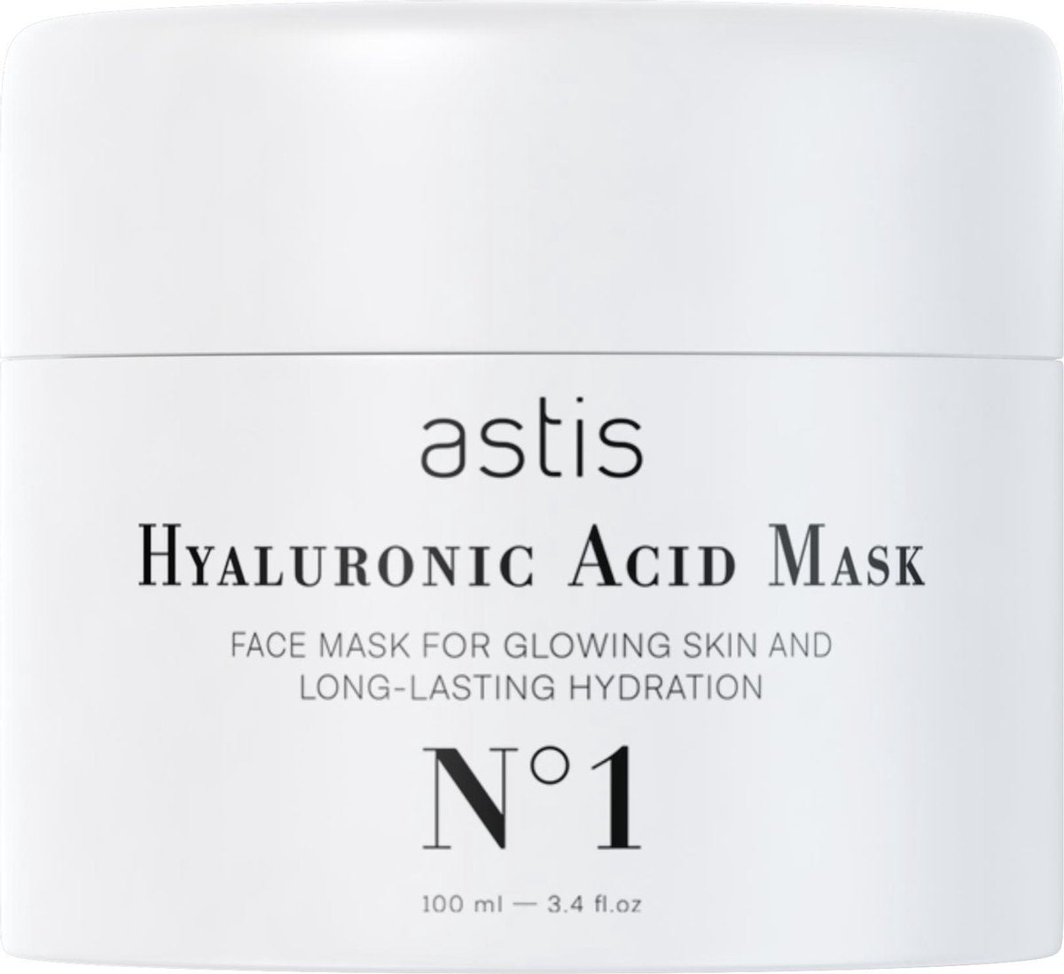 Hyaluronic Acid Mask - 100 ml - Rijk aan hyaluronzuur om de huid te hydrateren en fijne lijntjes en rimpels te verminderen.