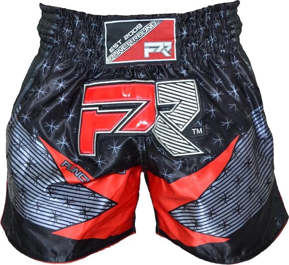 Punch Round Evoke Kickboks Broek Zwart Rood S = Jeans Maat 30