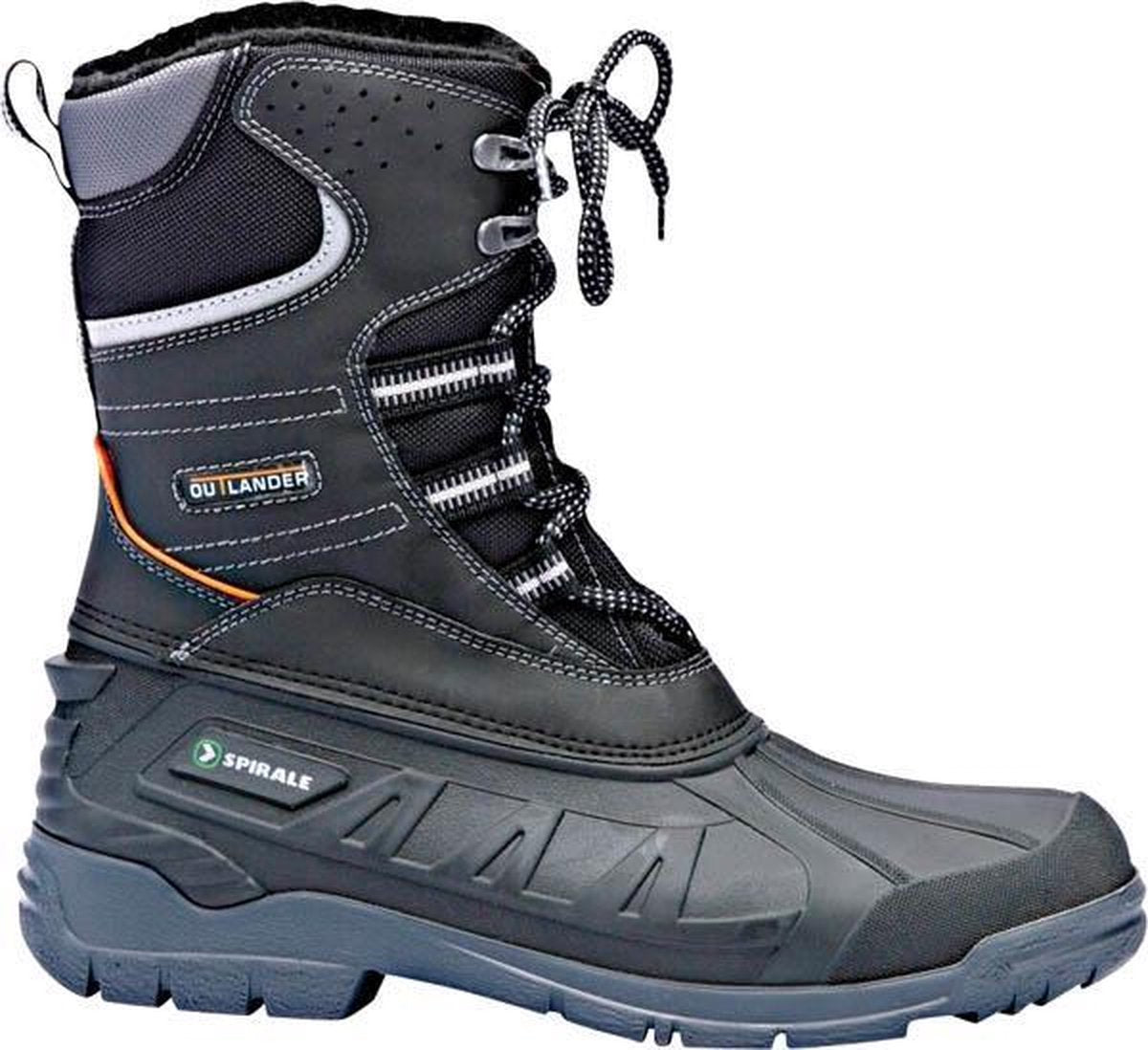Spirale Winterschoen waterdicht zwart maat 43