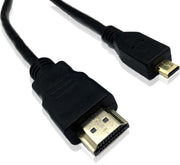 Micro HDMI naar HDMI kabel - Converter - Ondersteund 4K  HD - HDMI port - 1.5 meter