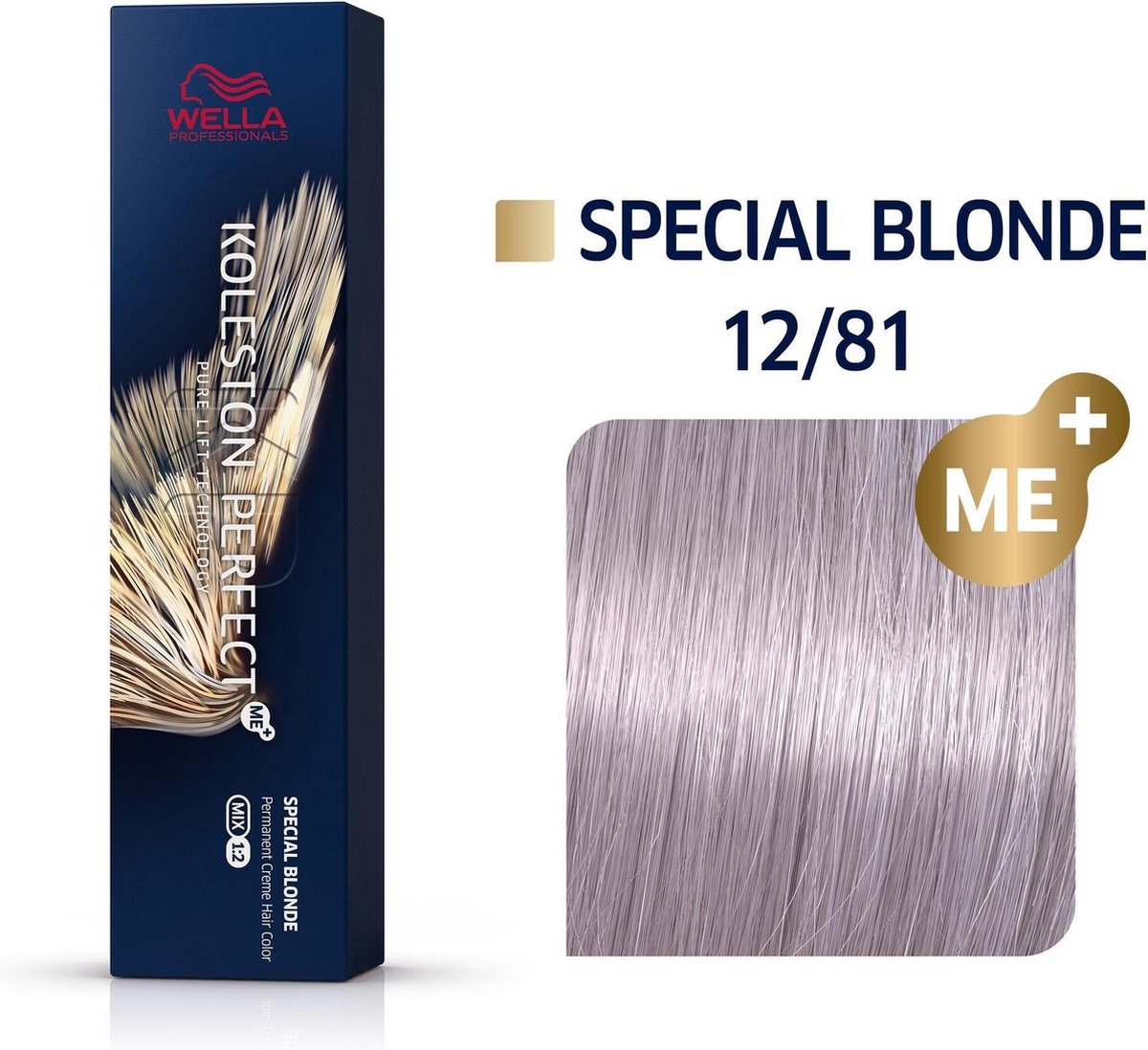 Wella Haarverf Koleston Perfect Me+ Special Blonde Permanent Creme Colour 12/81 Special Blonde Peral Ash