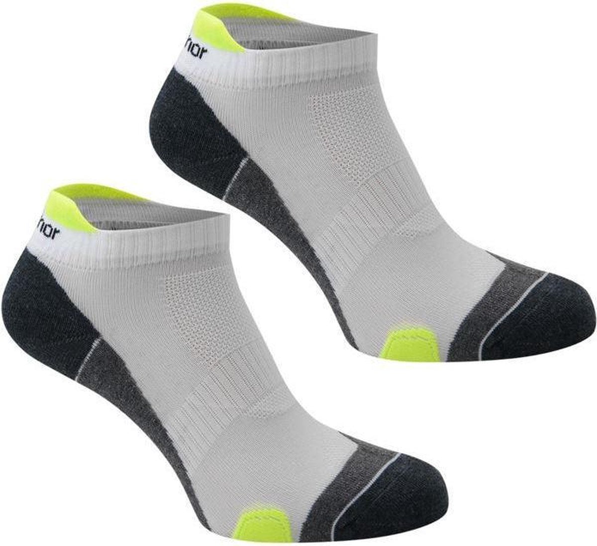 Karrimor korte Hardloopsokken (2 paar) - Unisex - Wit - 46+