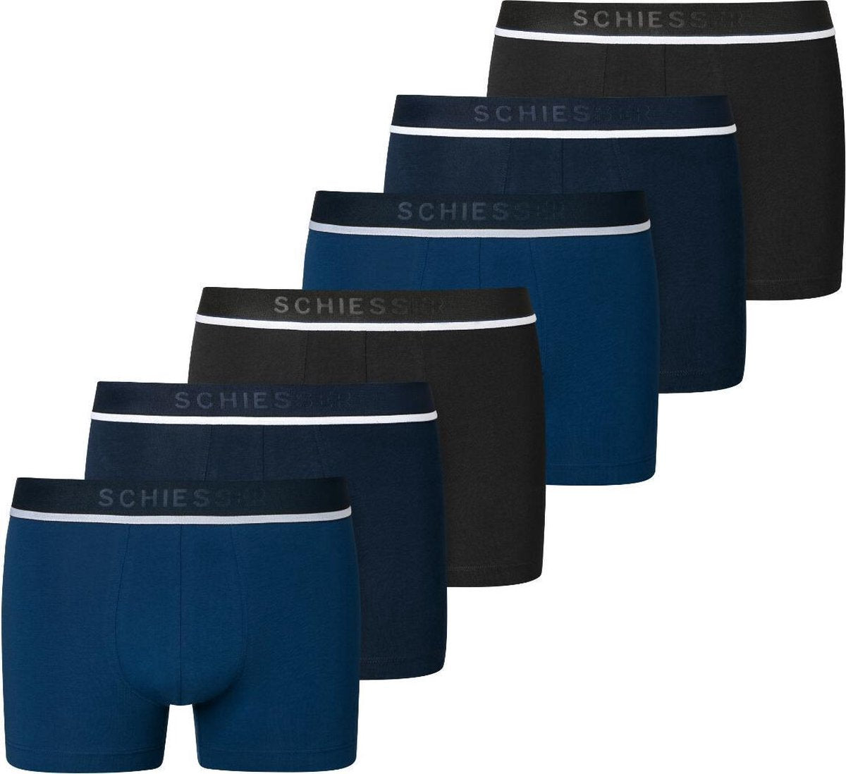 Schiesser Shorts / Pants 6er Pack - 95/5 - Organic Cotton