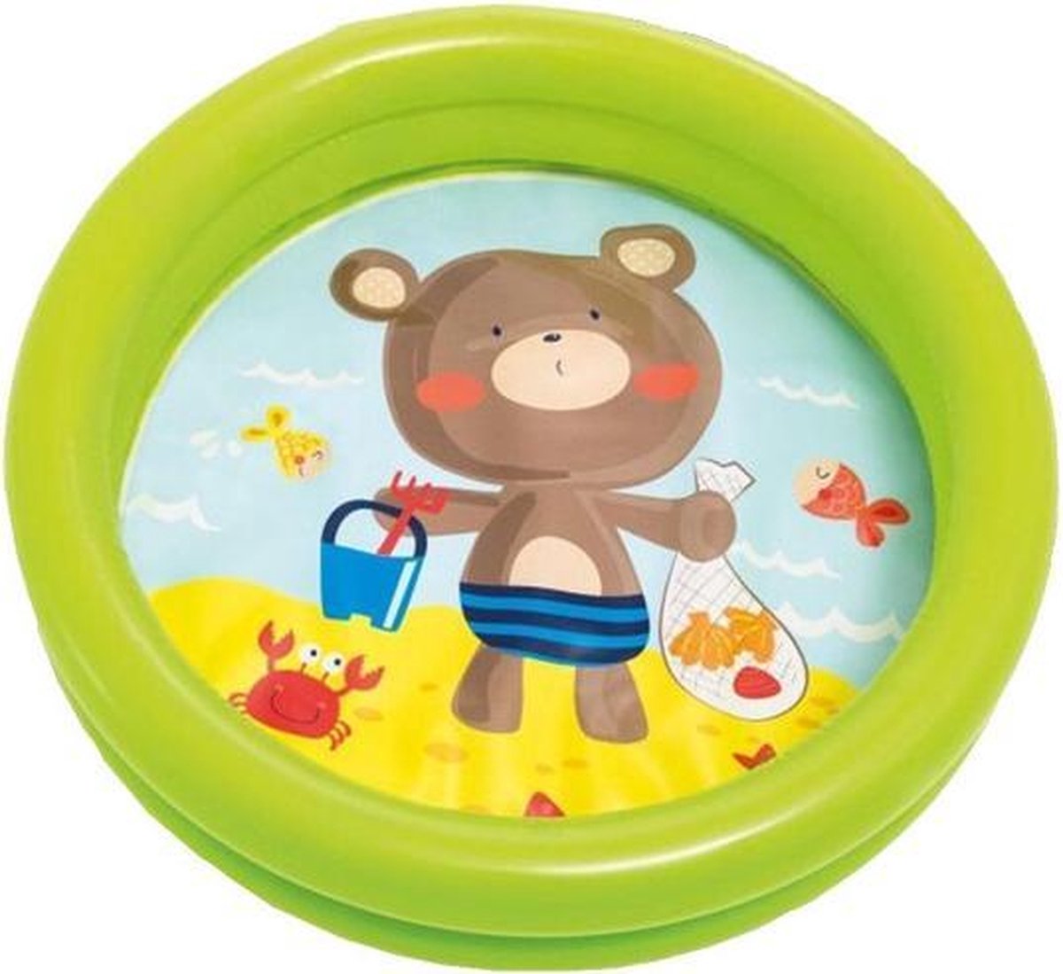 Intex Babybadje Beer Junior 61 X 15 Cm Pvc Groen