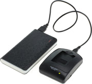 Huismerk Powerpakket: mini USB oplader + 8000mAh Powerbank voor Panasonic DMW-BCL7