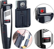 Baardtrimmer 2 in 1 precisie snoerloze baardtrimmer met perfecte lasergeleider en 20 snijlengtes.