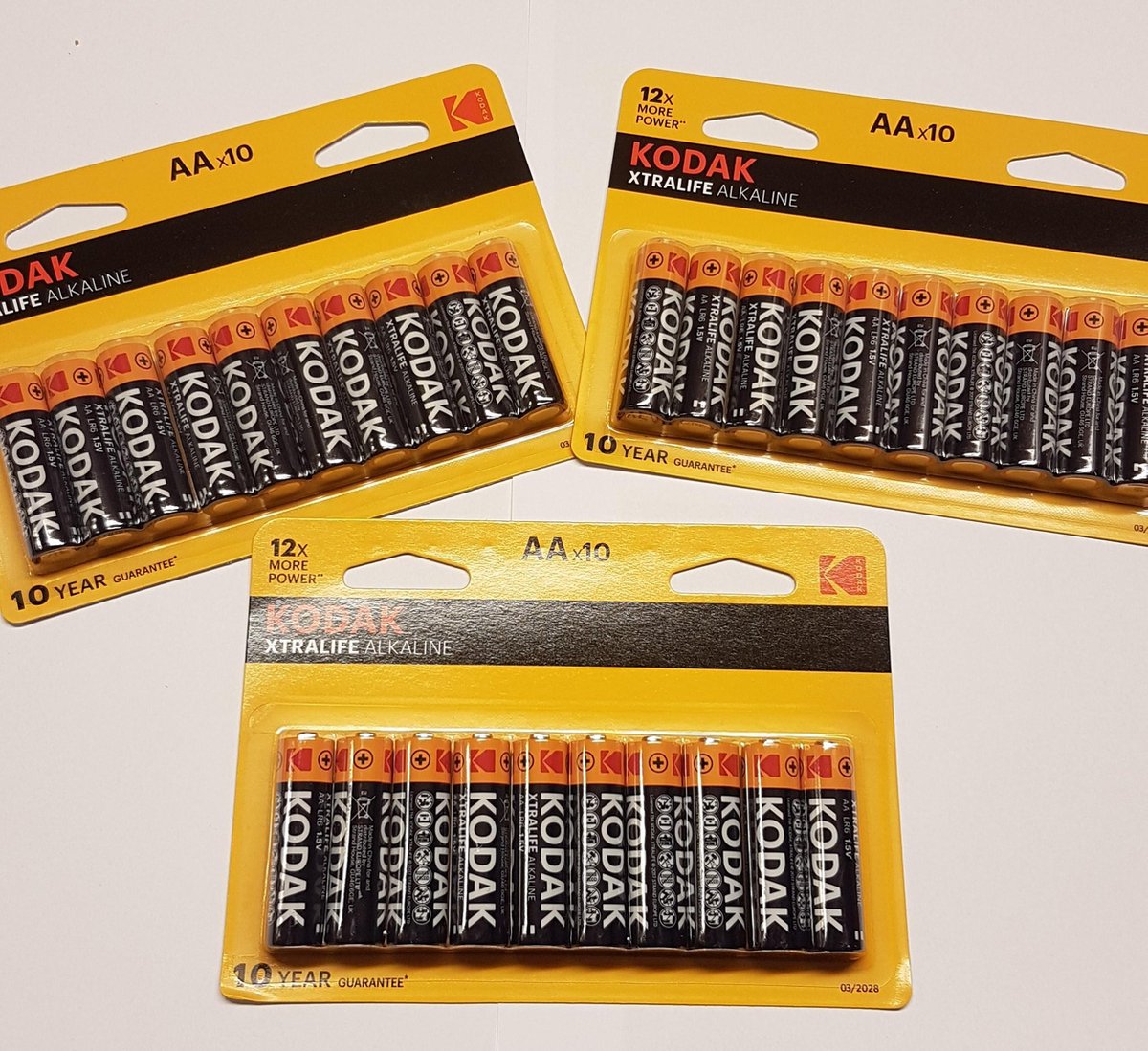 30 x AA Kodak Xtralife Alkaline Batterijen 1