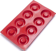 ProductGoods - Siliconen Donutvorm - Donut Bakvorm - Anti Kleeflaag - 8 Donuts - Zelf Eigen Donuts Maken - Donut