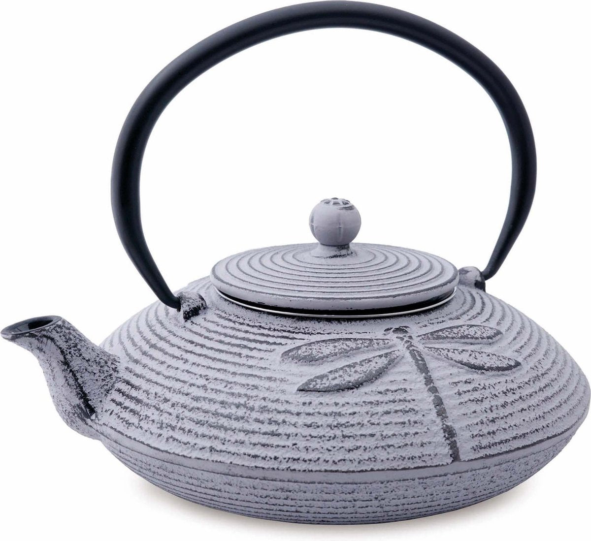 Theepot - Gietijzeren theepot - Dragonfly Grijs - 800 ml
