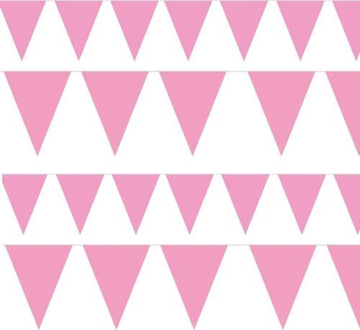 Folat | Vlaggenlijn set | Roze | Slingers | Verjaardag | Thema Feest | Geboorte | Gender Reveal | Feest | Kinderfeestje | Party