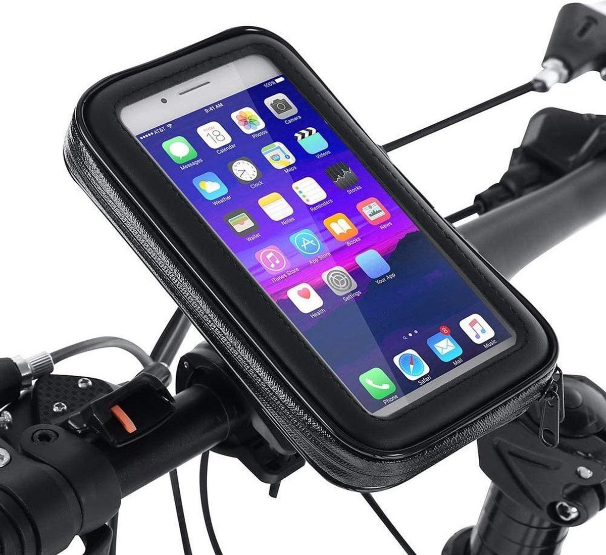 VGEBY7 Fietstas | Geschikt voor: Samsung Galaxy A10 /A11| Fietshouder | FIets Telefoon Houder | Waterdicht | Houder Fiets Telefoon | Fiets steun