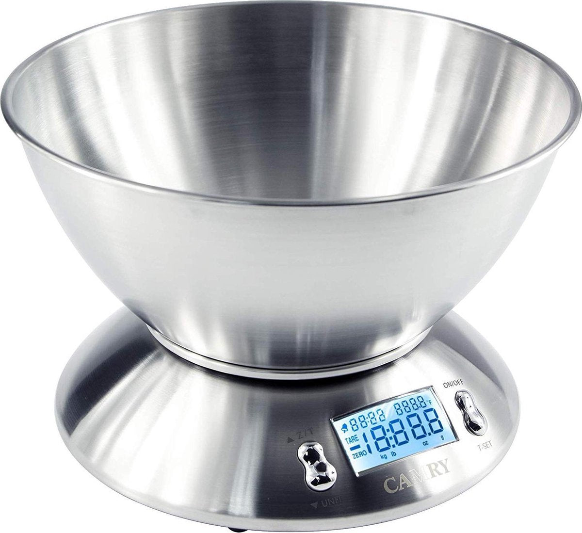 Camry - Digitale Keukenweegschaal EK4150  - Roestvrij staal - 5kg