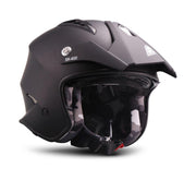 SOXON SR-401 Mono BLACK - Zwarte jethelm