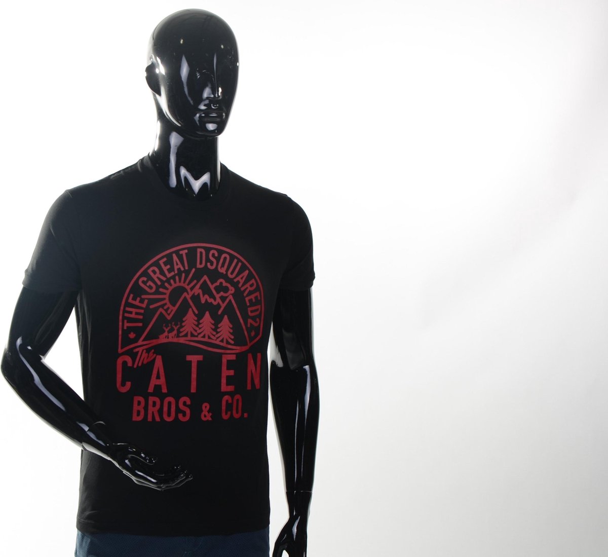 D SQUARED - T-SHIRT - ZWART