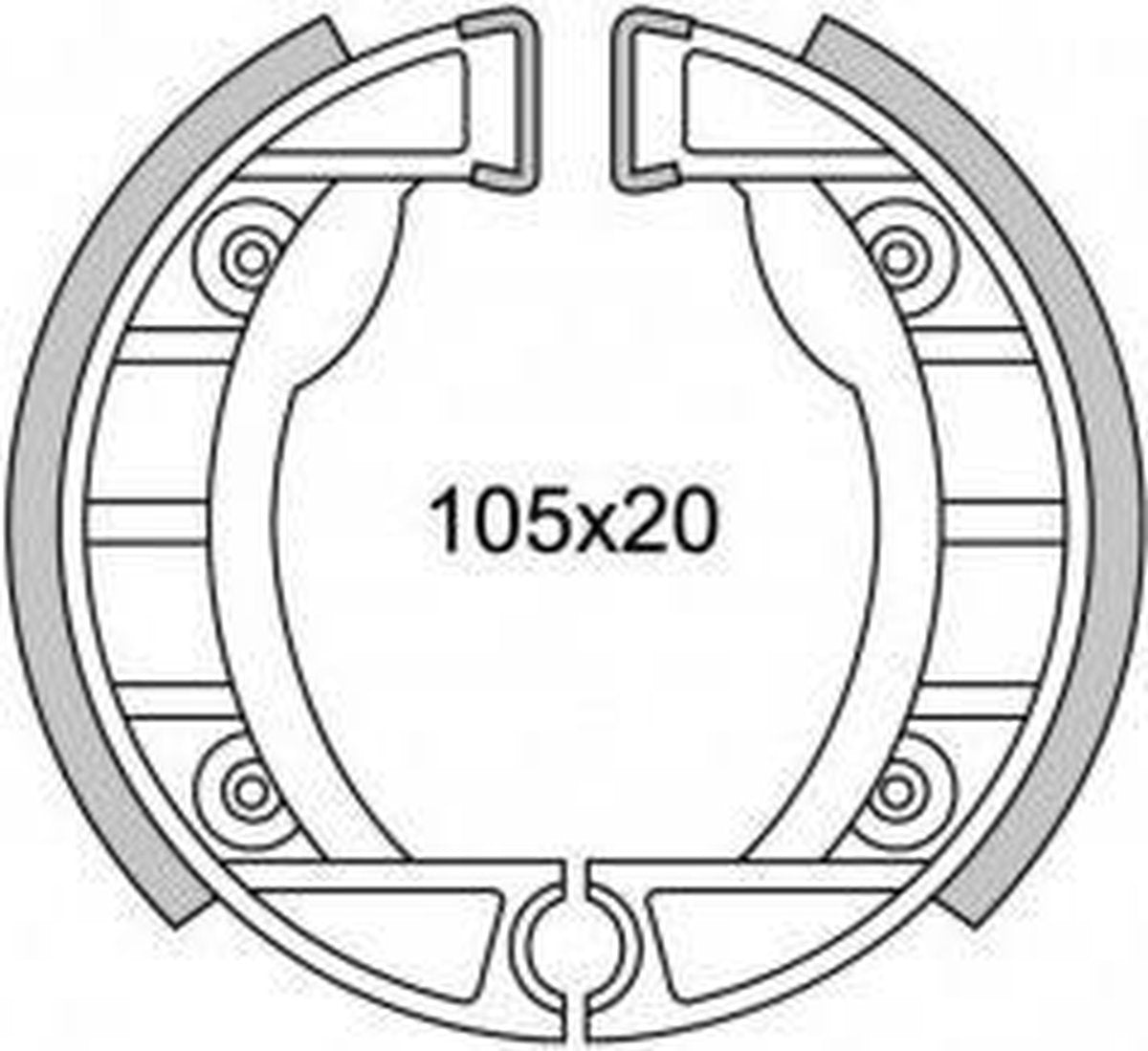 Remsegment Newfren GF0152 Piaggio Ciao
