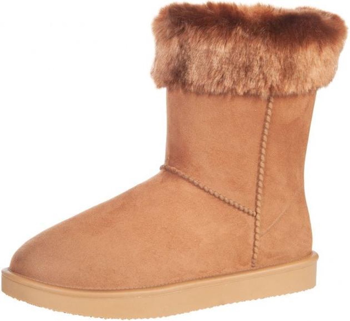 HKM Allweatherlaars Davos Fur waterproof camel maat 41