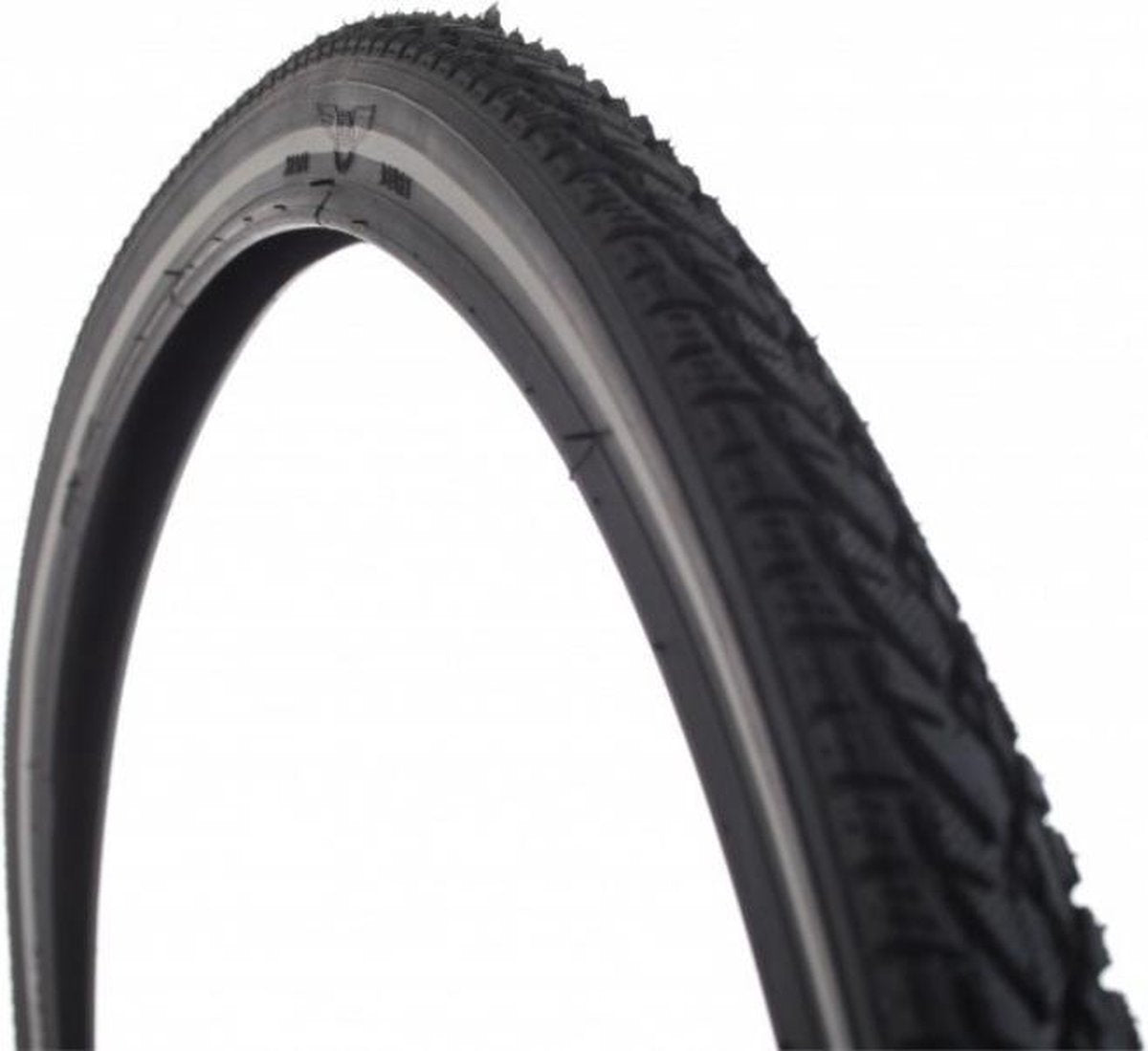 Buitenband: IMPORT (5mm Anti-lek)Kleur: Zwart met reflectieMaat: 28x1 5/8x1 3/8